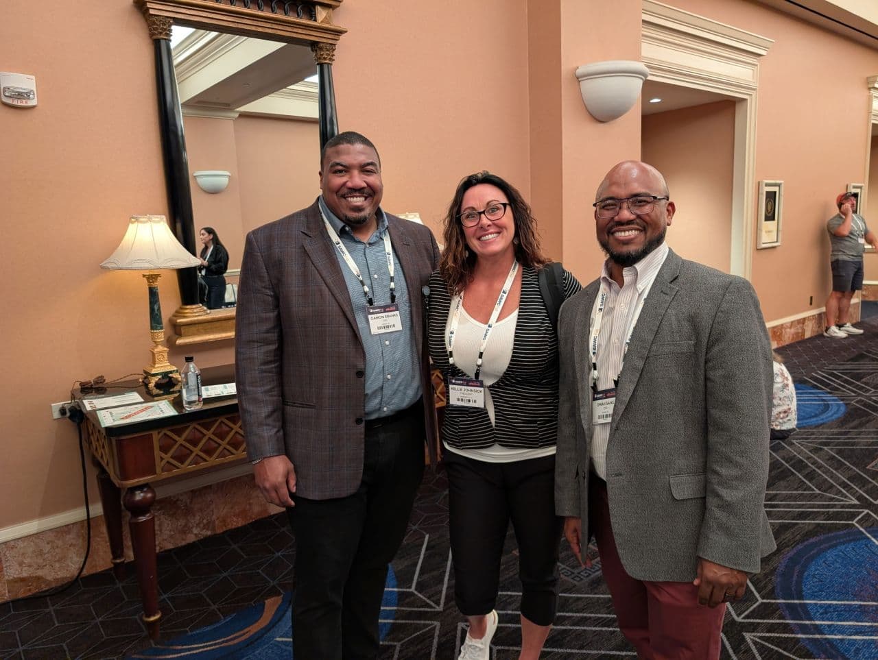 Medipyxis team at SAWC wound care conference — Damon Ebanks, Kellie Johnsick, and Omah Sang