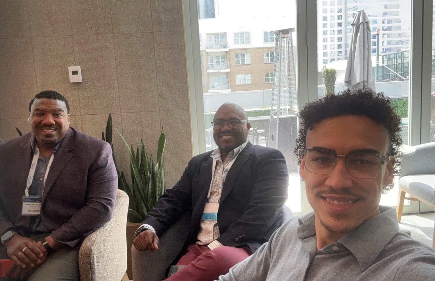 Medipyxis team at SAWC wound care conference — Caleb Ebanks, Omah Sang, and Damon Ebanks